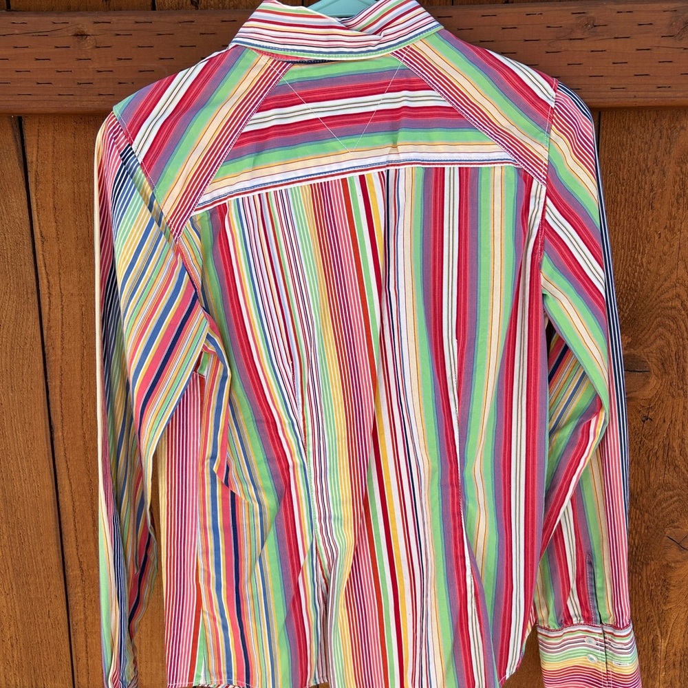 Colorful Striped Button up - Picture 2 of 3